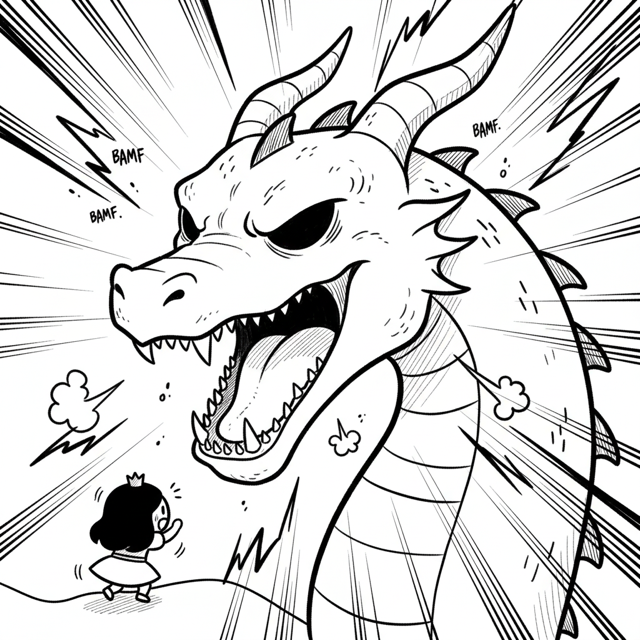 dragon appears